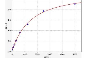Typical standard curve (NKAP ELISA Kit)
