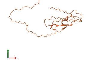 AlphaFold protein structure predicition of Human Recombinant KRTAP2-3 Protein, UniprotID P0C7H8 (KRTAP2-3 Protein (AA 1-128) (His tag))