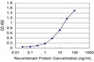 Detection limit for recombinant GST tagged CTH is approximately 1ng/ml as a capture antibody. (CTH antibody  (AA 1-405))