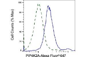 Validation of PIP4K2A knockdown using flow cytometry.