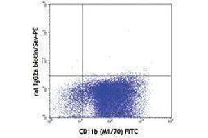 Flow Cytometry (FACS) image for anti-Interleukin 3 Receptor, alpha (IL3RA) antibody (Biotin) (ABIN2660932) (IL3RA antibody  (Biotin))