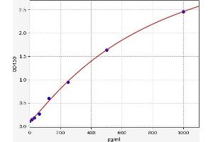 Typical standard curve (GZMK ELISA Kit)