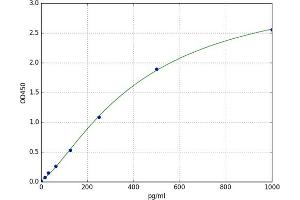 A typical standard curve