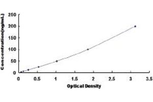 Typical standard curve (AAA ELISA Kit)