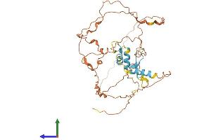AlphaFold protein structure predicition of Human Recombinant SP6 Protein, UniprotID Q3SY56