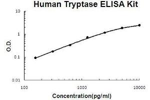 Human Tryptase PicoKine ELISA Kit standard curve (TPSAB1 ELISA Kit)