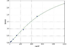 A typical standard curve