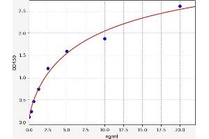 Typical standard curve (AMPK alpha ELISA Kit)