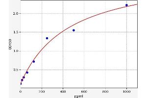 Typical standard curve (FGF19 ELISA Kit)