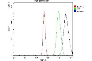 Flow Cytometry analysis of A431 cells using anti-PPP4R1 antibody (ABIN7602911).