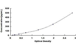 Typical standard curve