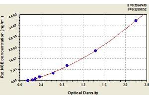 Typical Standard Curve (ENO2/NSE ELISA Kit)