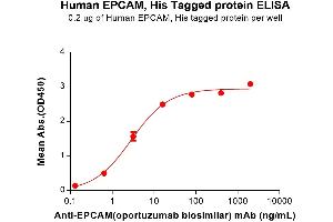 Epithelial Cell Adhesion Molecule (EPCAM) (AA 24-265) protein (His tag)