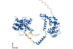 AlphaFold protein structure predicition of Mouse Recombinant Rgs7 Protein, UniprotID O54829 (RGS7 Protein (AA 1-469) (His tag))