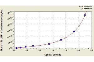 Typical standard curve