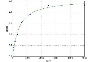 A typical standard curve