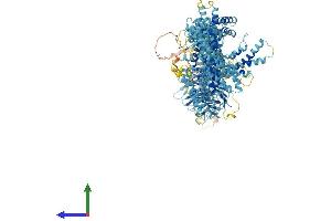 AlphaFold protein structure predicition of Human Recombinant NUP160 Protein, UniprotID Q12769 (NUP160 Protein (AA 1-1436) (His tag))