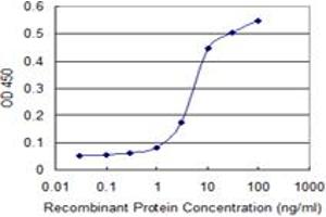 Detection limit for recombinant GST tagged UBE2N is 0. (UBE2N antibody  (AA 1-152))
