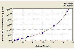 Typical standard curve (NPPA ELISA Kit)