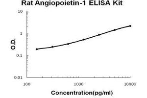 Rat Angiopoietin-1 PicoKine ELISA Kit standard curve (Angiopoietin 1 ELISA Kit)