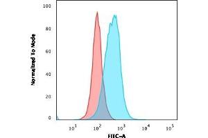 Flow Cytometric Analysis of PFA-fixed Ramos cells.