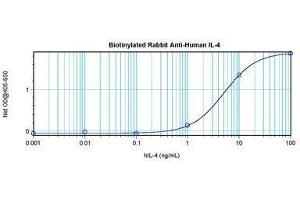 Image no. 1 for anti-Interleukin 4 (IL4) antibody (Biotin) (ABIN464882) (IL-4 antibody  (Biotin))