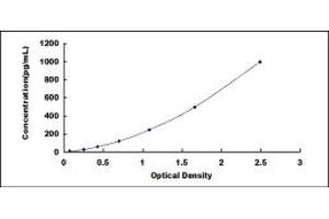 Typical standard curve (SEMA3A ELISA Kit)