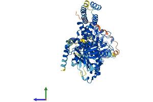 Protein Structure (PS) image for Adrenergic, Beta, Receptor Kinase 2 (ADRBK2) (AA 1-688) protein (His tag) (ABIN7552234)