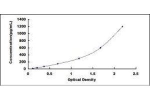 Typical standard curve