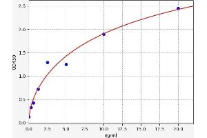 Typical standard curve (RGS7 ELISA Kit)