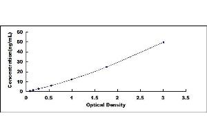 Typical standard curve (ALPL ELISA Kit)