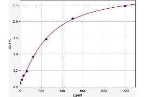 Typical standard curve (FGF2 ELISA Kit)