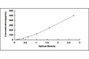 Typical standard curve (HCAM ELISA Kit)