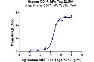 ELISA image for CD47 (CD47) (AA 19-139) protein (Fc Tag) (ABIN7274225)