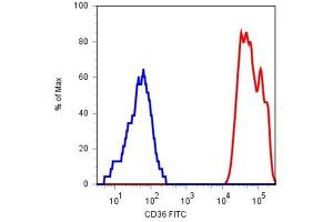 Flow Cytometry (FACS) image for anti-CD36 (CD36) antibody (ABIN238510) (CD36 antibody)