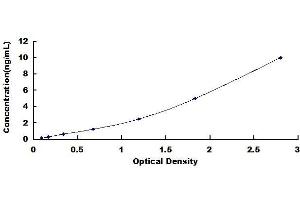 Typical standard curve (ENPEP ELISA Kit)