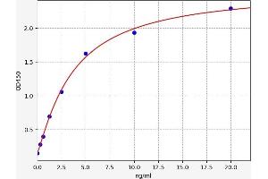 Typical standard curve (Stabilin 2 (STAB2) ELISA Kit)