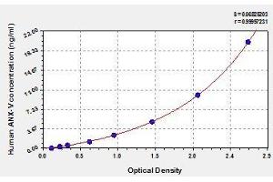 Typical standard curve (Annexin V ELISA Kit)