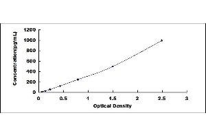 Typical standard curve (OxLDL ELISA Kit)