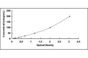 Typical standard curve (CRAT ELISA Kit)