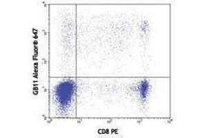 Flow Cytometry (FACS) image for anti-Granzyme B (GZMB) antibody (Alexa Fluor 647) (ABIN2657899) (GZMB antibody  (Alexa Fluor 647))