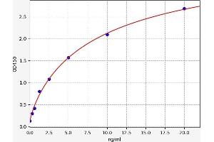Typical standard curve (SUSD2 ELISA Kit)