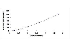 Typical standard curve (CD73 ELISA Kit)