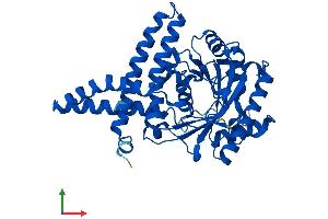 AlphaFold protein structure predicition of Human Recombinant AGPAT3 Protein, UniprotID Q9NRZ7