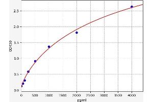 Typical standard curve