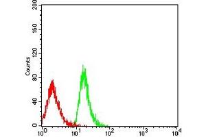 Flow Cytometry (FACS) image for anti-Basal Cell Adhesion Molecule (Lutheran Blood Group) (BCAM) (AA 32-197) antibody (ABIN7193338)