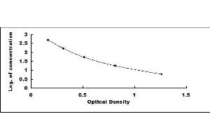 Typical standard curve (Orexin ELISA Kit)
