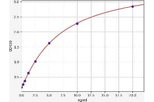 Typical standard curve (GLDC ELISA Kit)