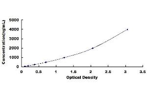 Typical standard curve