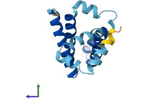 AlphaFold protein structure predicition of Human Recombinant GOLT1B Protein, UniprotID Q9Y3E0